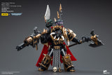 1/18 JOYTOY Action Figure Warhammer Chaos Space Marines Black Legion Chaos Lord in Terminator Armour
