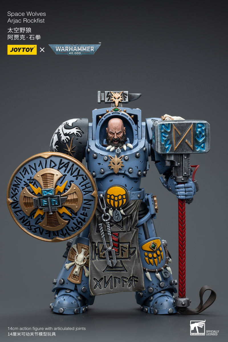 Joytoy ウォーハンマー40K アラアック・ロックフィスト 1/18 JOYTOY Action Figure Warhammer Space Wolves Arjac Rockfist