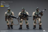 1/18 JOYTOY 3.75inch Action Figure Warhammer 40K Astra Militarum Ordnance Team with Malleus Rocket Launcher