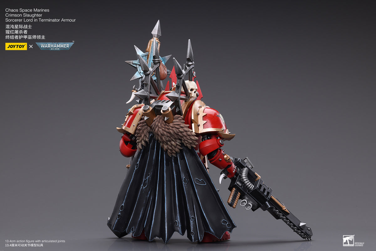 1/18 JOYTOY Action Figure Warhammer 40K ChaosSpace Marines Crimson