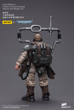 1/18 JOYTOY 3.75inch Action Figure Warhammer 40K Astra Militarum Cadian Command Squad Veteran With Master Vox