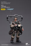 1/18 JOYTOY 3.75inch Action Figure Warhammer 40K Astra Militarum Cadian Command Squad Veteran With Master Vox