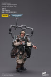 1/18 JOYTOY 3.75inch Action Figure Warhammer 40K Astra Militarum Cadian Command Squad Veteran With Master Vox