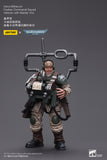 1/18 JOYTOY 3.75inch Action Figure Warhammer 40K Astra Militarum Cadian Command Squad Veteran With Master Vox