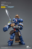 1/18 JOYTOY Action Figure Warhammer Ultramarines Lieutenant with Power Fist