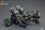 1/18 JOYTOY 3.75inch Action Figure Warhammer 40K Astra Militarum Ordnance Team with Malleus Rocket Launcher