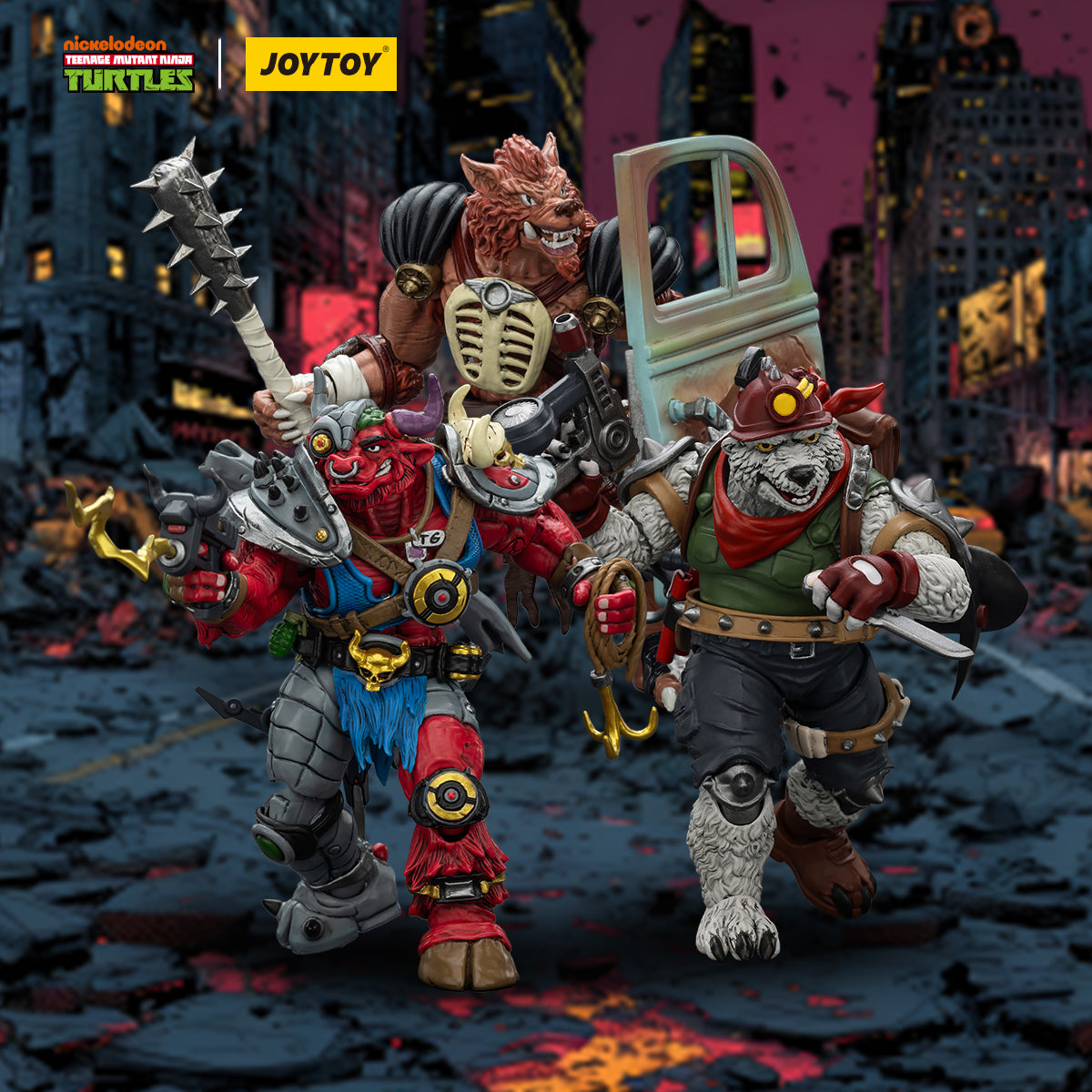 Asia Exclusive]1/18 JOYTOY Action Figure TMNT-Dirtbag Groundchuck
