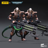 1/18 JOYTOY Action Figure Warhammer Necrons Szarekhan Dynasty lmmortal with Gauss Blaster(2PCS/Set)