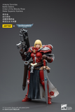 1/18 JOYTOY Action Figure Warhammer Adepta Sororitas Battle Sisters Order of the Bloody Rose Sister Superior Kamina