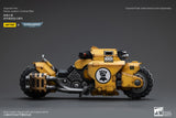 1/18 JOYTOY Action Figure Warhammer 40K Imperial Fists Raider-pattern Combat Bike