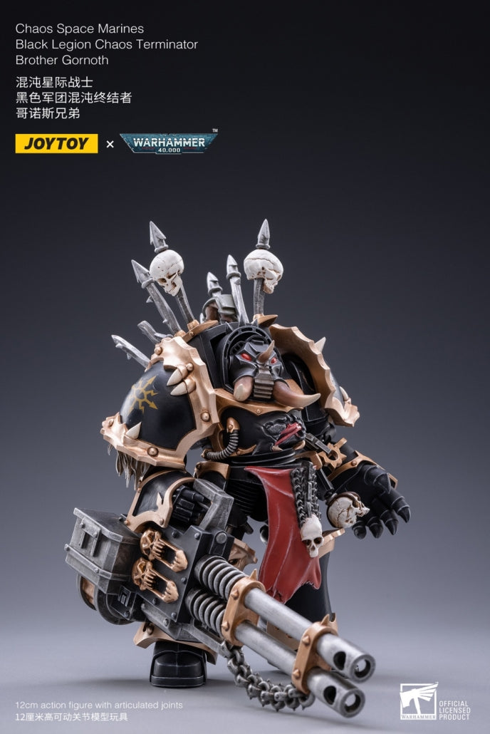 1/18 JOYTOY Action Figure Warhammer Chaos Space Marines Black