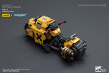 1/18 JOYTOY Action Figure Warhammer 40K Imperial Fists Raider-pattern Combat Bike
