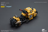 1/18 JOYTOY Action Figure Warhammer 40K Imperial Fists Raider-pattern Combat Bike