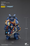 1/18 JOYTOY Action Figure Warhammer Ultramarines Captain With Jump Pack