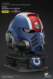 [Pre-Order]JOYTOY Action Figure Warhammer 40K Ultramarines Lieutenant Titus' MKX Helmet & Display Stand