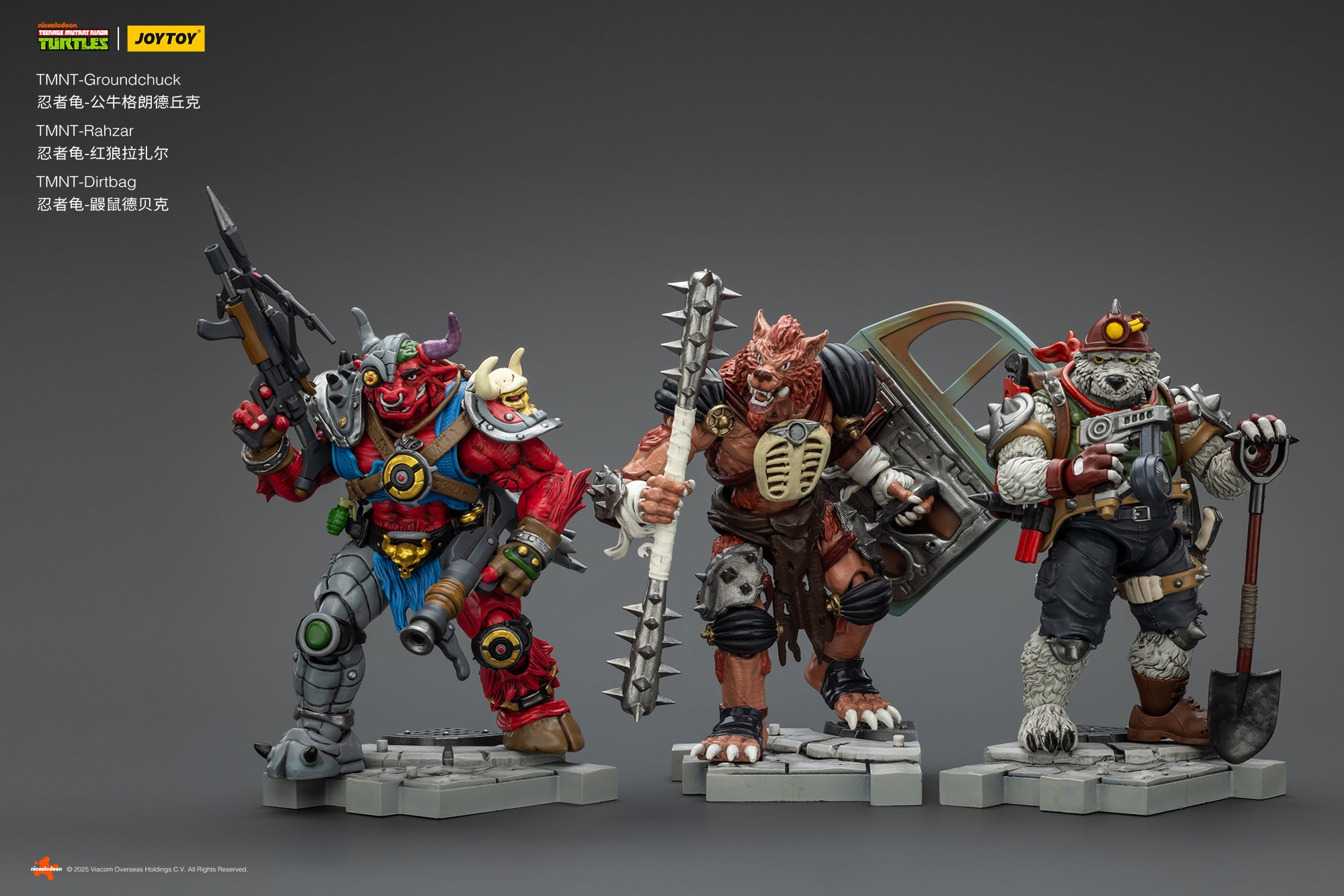 Asia Exclusive]1/18 JOYTOY Action Figure TMNT-Dirtbag Groundchuck