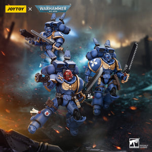 1/18 JOYTOY Action Figure Warhammer Ultramarines Jump Pack Intercessors