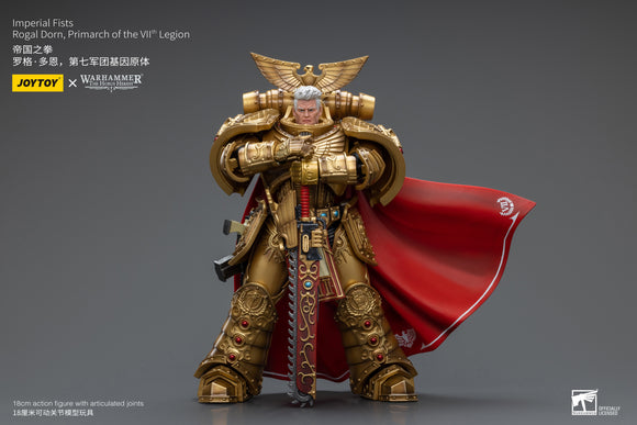 1/18 JOYTOY Action Figure Warhammer Imperial Fists  Rogal Dorn, Primarch of the Vllth Legion