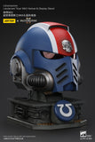 [Pre-Order]JOYTOY Action Figure Warhammer 40K Ultramarines Lieutenant Titus' MKX Helmet & Display Stand