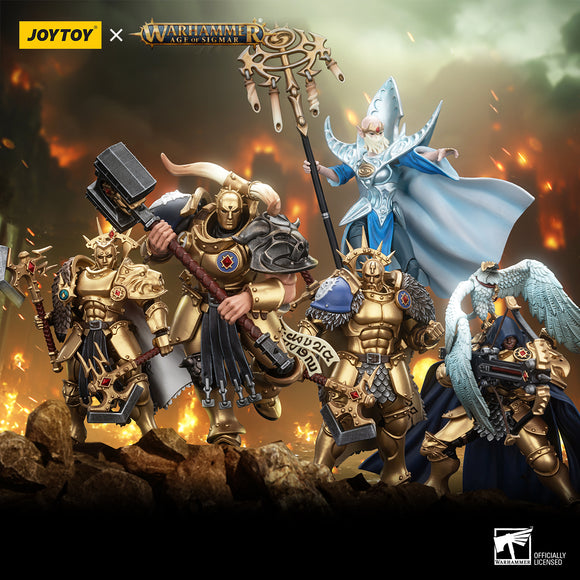 [Pre-Order]1/18 JOYTOY 4inches Action Figure Warhammer AGE OF SIGMAR Stormcast Eternals The Blacktalons