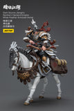 1/18 JOYTOY 3.75inch Action Figure Dark Source JiangHu Northern Hanland Empire White Feather Snowfield Archery Cavalry and White Feather Armored Horse