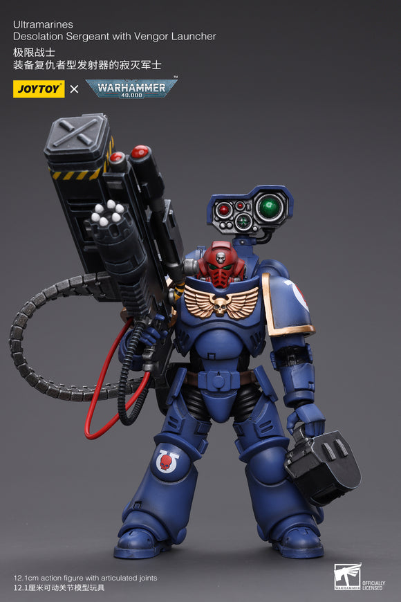 HiPlay JOYTOY Warhammer 40 K Series, Ultramarine Captain In Terminator Armour JT4980, 1/18 Scale Collectible Action Figure HiPlay JOYTOY Warhammer 40 K Series, Ultramarine Captain In Terminator Armour JT4980, 1/18 Scale Collectible Action Figure