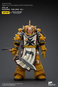 1/18 JOYTOY Action Figure Warhammer The Horus Heresy Imperial Fists Sigismund, First Captain of the Imperial Fists