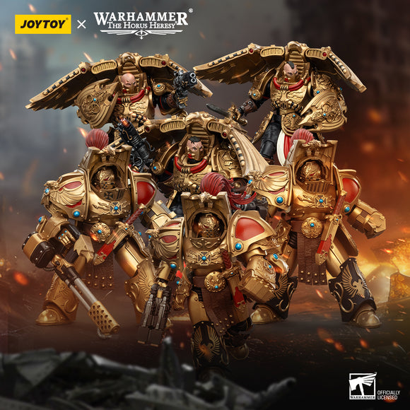 [Pre-Order]1/18 JOYTOY Action Figure Warhammer The Horus Heresy Legio Custodes Aquilon Terminator Squad and Custodian Venatari Squad