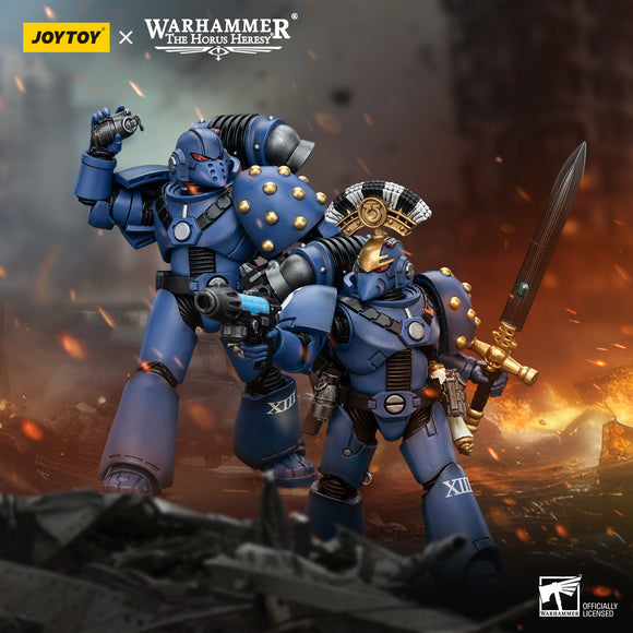 1/18 JOYTOY Action Figure Warhammer The Horus Heresy Ultramarines MKVI Tactical Squad