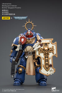 1/18 JOYTOY Action Figure Warhammer Ultramarines Bladeguard VeteranBrother Sergeant Proximo(Re-issue)