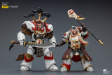 [Pre-Order]1/18 JOYTOY Action Figure Warhammer 40K White Scars Stormseer Consul Legion Praetor in Cataphractii Terminator Armour