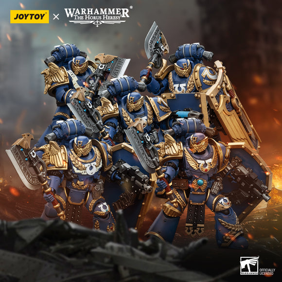 [PRE-ORDER]1/18 JOYTOY Action Figure Warhammer The Horus Heresy Ultramarines Invictarus Suzerain Squad