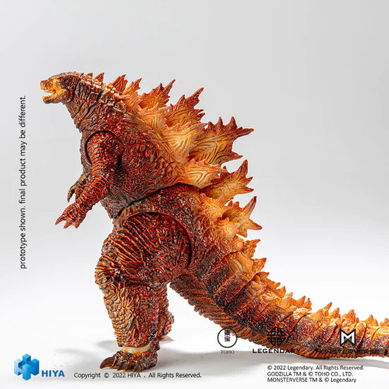 Godzilla king of the online monsters burning godzilla toy