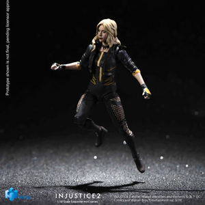 1/18 HIYA 4inch Action Figure  Exquisite Mini Series INJUSTICE 2 Black Canary