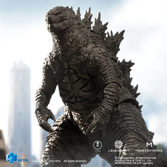HIYA 7inches 18cm Action Figure Exquisite Basic Series GODZILLA VS KONG Godzilla (Updated Version)