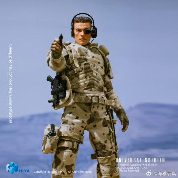 HIYA 6inches 1/12 Action Figure Exquisite Super Series Universal Soldier Luc Deveraux