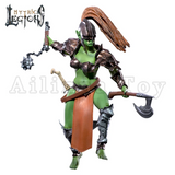 Four Horsemen Studio Mythic Legions 1/12 6inches Action Figure Deluxe Female Orc Builder Ver 2.0