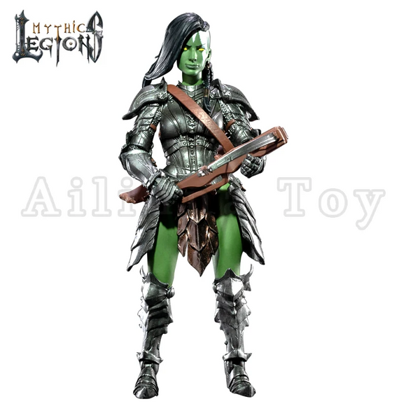 Four Horsemen Studio Mythic Legions 1/12 6inches Action Figure Deluxe Female Orc Builder Ver 2.0