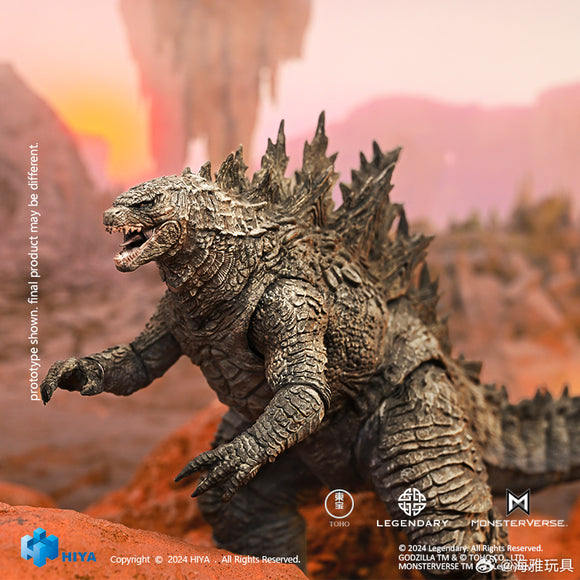 HIYA 7inches 18cm Action Figure Exquisite Basic Series Godzilla x Kong The New Empire Godzilla Rre-evolved Ver.