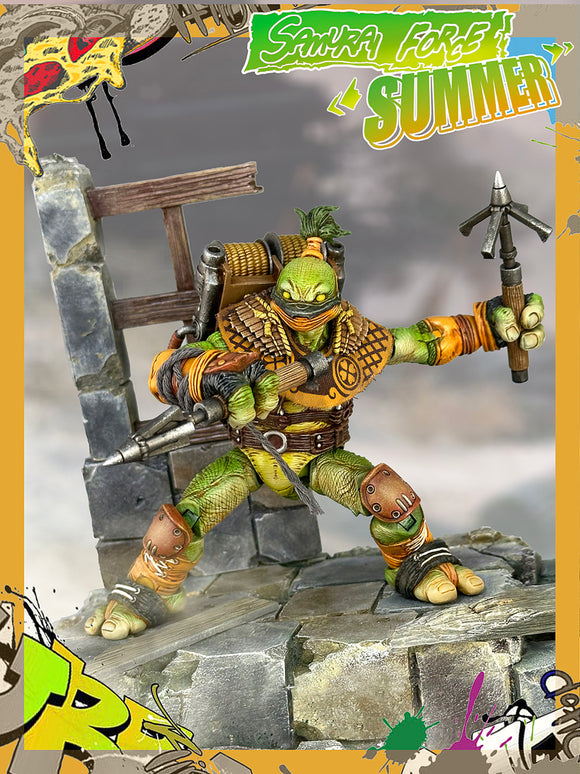 [Pre-Order]Fury Toys 1/12 5inches Action Figure Wave 3 Rage Samurai Force Turtle  Summer