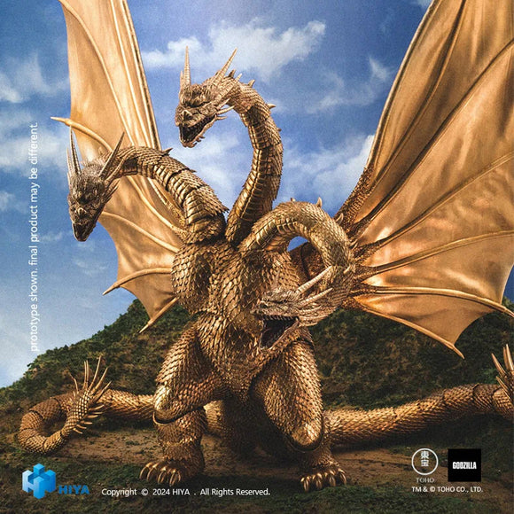 [PRE-ORDER]1/18 HIYA 10inch Action Figure Exquisite Basic Series Godzilla vs. King Ghidorah King Ghidorah
