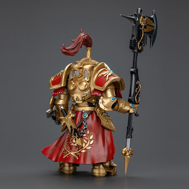 JOYTOY 1/18 Warhammer 40K Adeptus Custodes Shield Captain with Guardian Spear Action Figure Collezione Anime Modello Regalo JOYTOY 1/18 Warhammer 40K Adeptus Custodes Shield Captain with Guardian Spear Action Figure Collezione Anime Modello Regalo