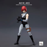 [Pre-Order]Boris Ping Toys AK18 Series 1/18 action figure Wave 2 Agent Wang and Avina Action Figure