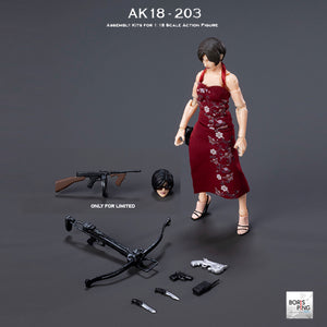 [Pre-Order]Boris Ping Toys AK18 Series 1/18 action figure Wave 2 Agent Wang and Avina Action Figure