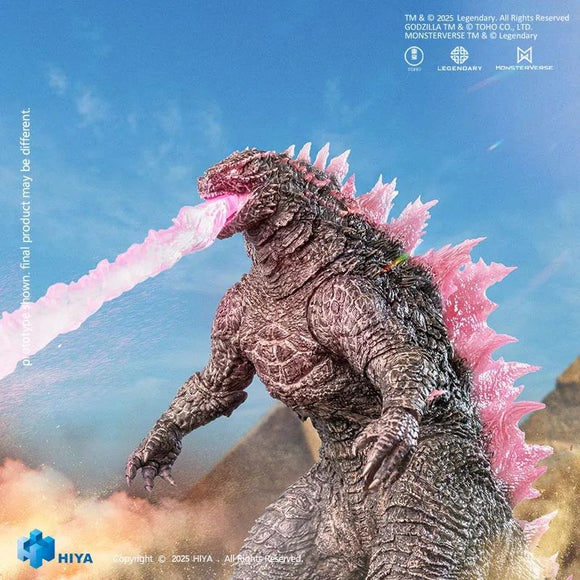 [Pre-Order]HIYA 7inches 18cm Action Figure Exquisite Basic Series Godzilla x Kong The New Empire Godzilla Heat Ray Godzilla Evolved Ver.