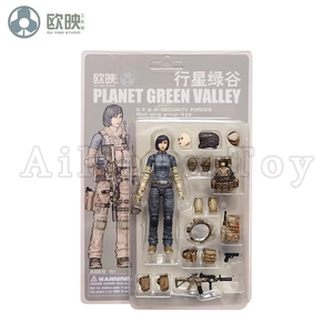 Ou Ying Studio 1/18 Planet Green Valley PGV 3.75inch Action Figure Female Body And Male Figure Anime Model