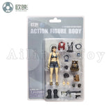 Ou Ying Studio 1/18 Planet Green Valley PGV 3.75inch Action Figure Female Body And Male Figure Anime Model