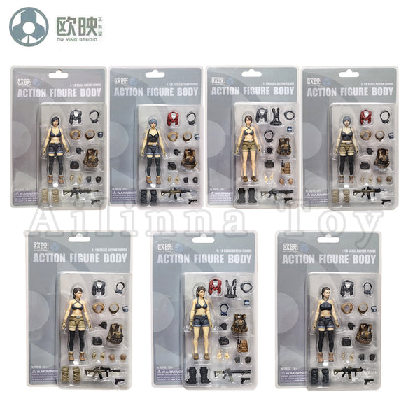 Ou Ying Studio 1/18 Planet Green Valley PGV 3.75inch Action Figure Female Body And Male Figure Anime Model