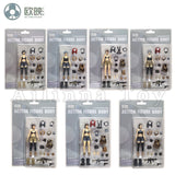 Ou Ying Studio 1/18 Planet Green Valley PGV 3.75inch Action Figure Female Body And Male Figure Anime Model