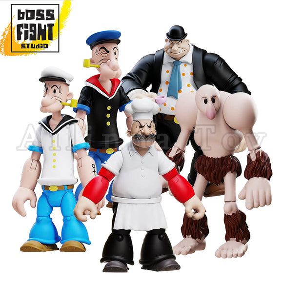 BFS 1/12 Boss Fight Studio 6inches Action Figure Popeye Classics Rough House The Goon Toar Anime Collection